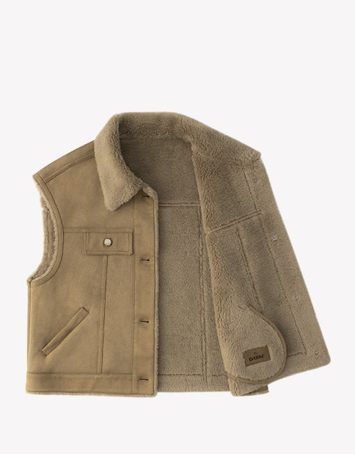 Warda Vest In Chestnut