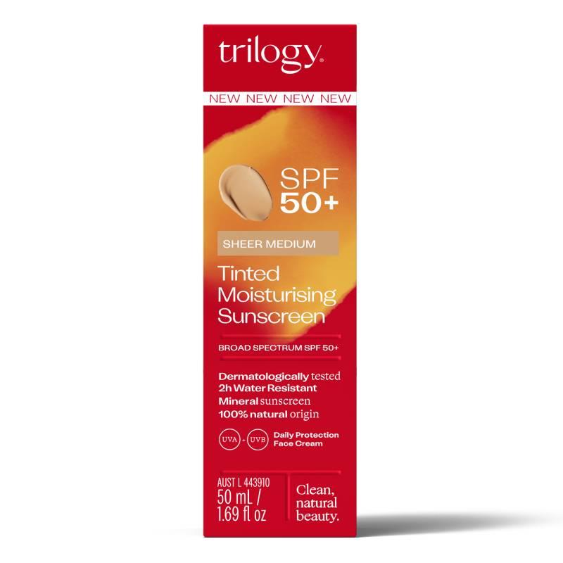 SPF 50+ 틴티드 모이스처라이징 선스크린 미디엄 50ml