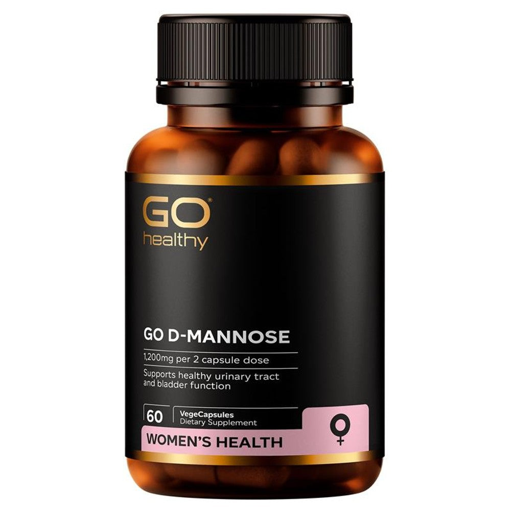 GO Healthy D-Mannose 60 VegeCapsules
