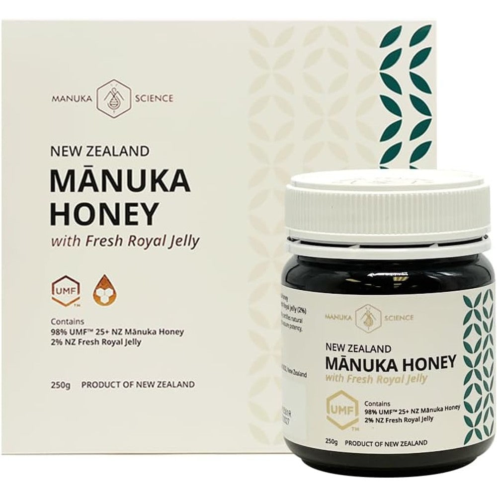 Manuka Honey UMF 25+ with Fresh Royal Jelly 250g