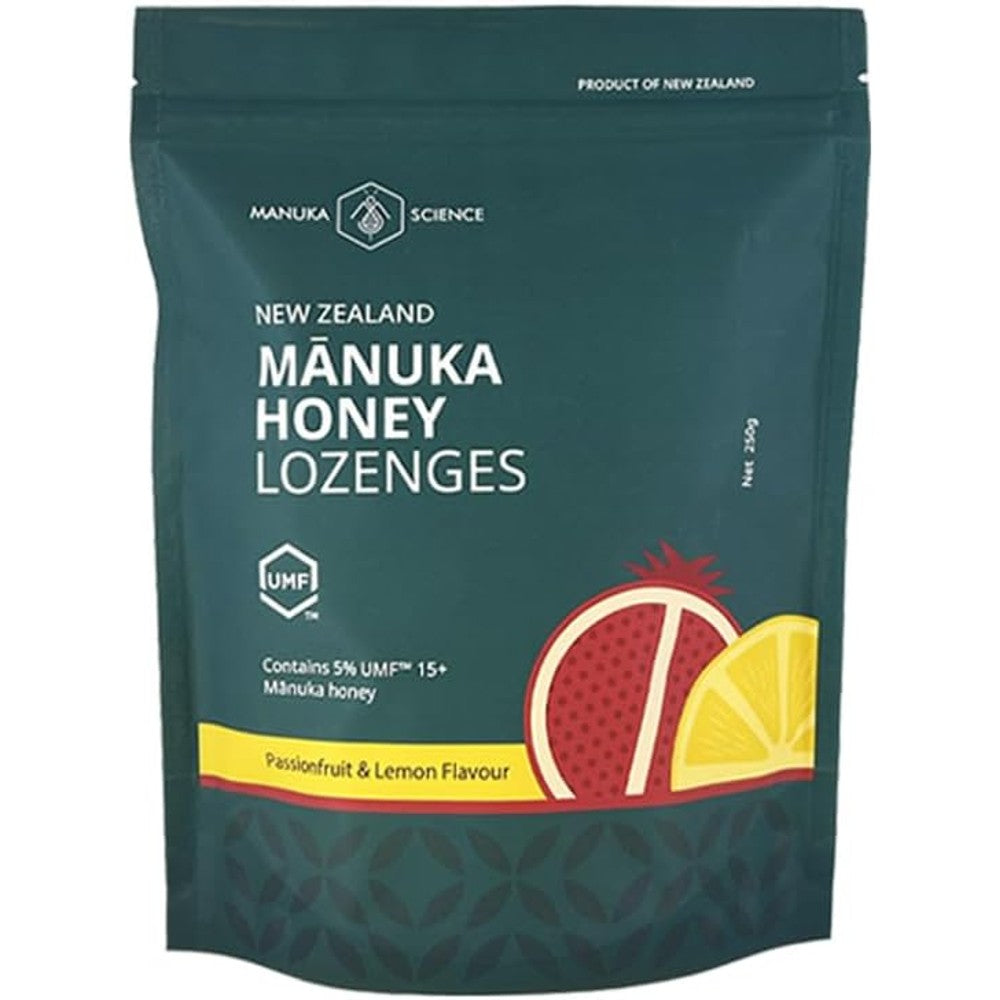 Manuka Honey Lozenges Passionfruit & Lemon (500g)