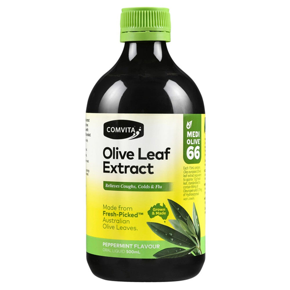 Olive Leaf Extract Peppermint Liquid (500ml)