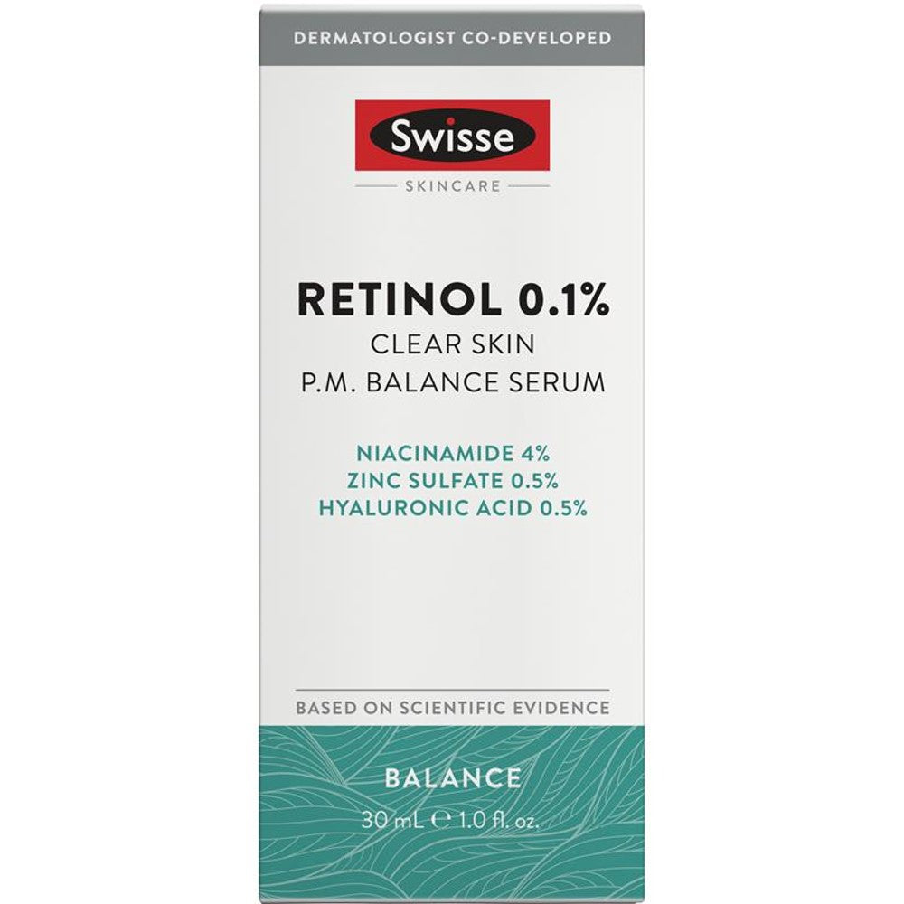 Retinol 0.1% Clear Skin PM Balance Serum 30ml