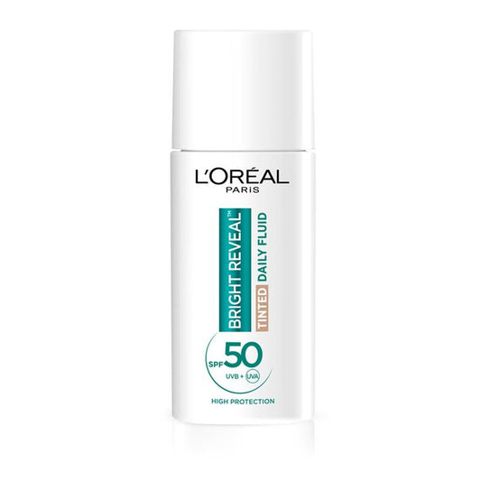 L'Oreal Paris Revitalift Bright Reveal Tinted SPF50 Fluid Medium 50ml