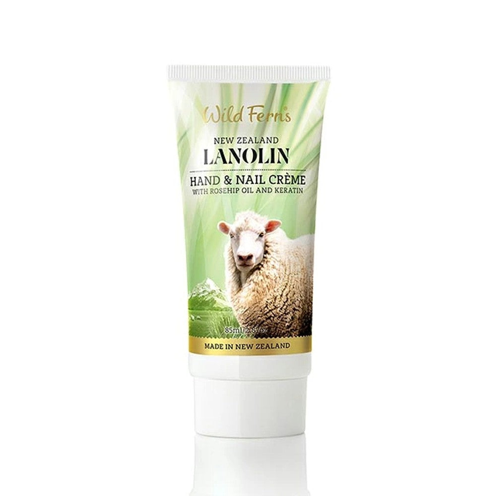 Wild Ferns Lanolin Hand & Nail Cream 85ml